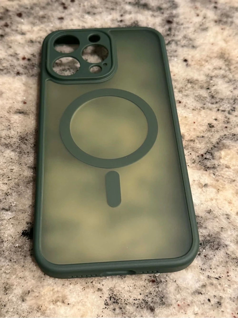 Green MagSafe-Compatible iPhone Case 15 pro max case  New